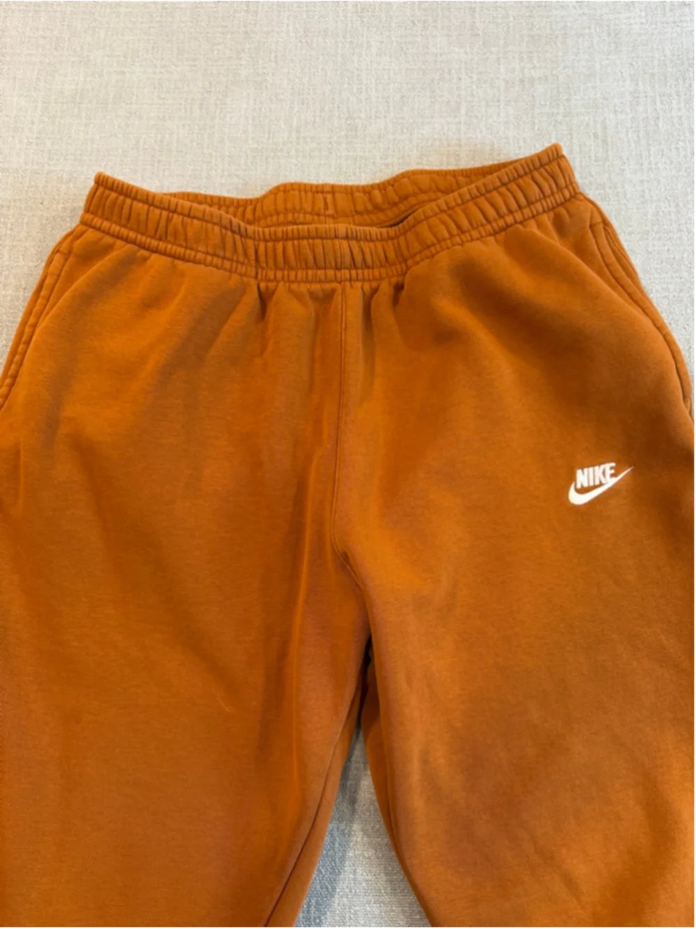 Nike CLUB FLEECE JOGGER PANTS tawny orange mens size large